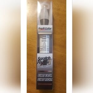 Dupli-Color ATY1578 White Toyota Exact-Match Scratch Fix All-in-1 Touch-Up